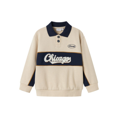 SUDADERA CHICAGO BEIG