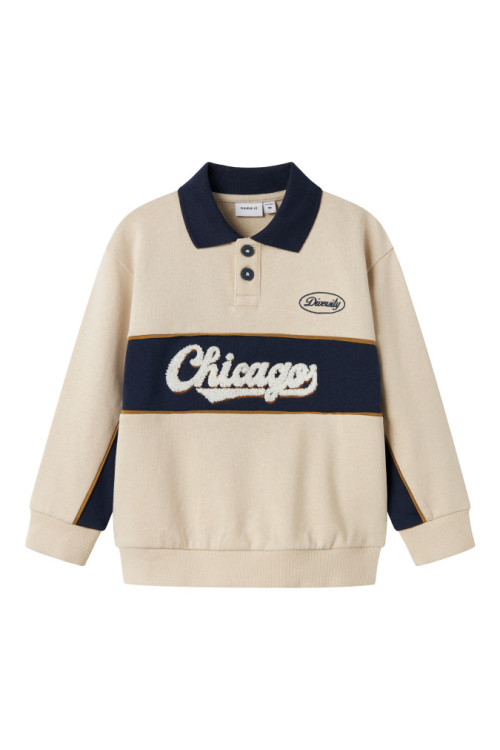 SUDADERA CHICAGO BEIG
