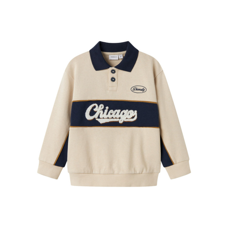 SUDADERA CHICAGO BEIG