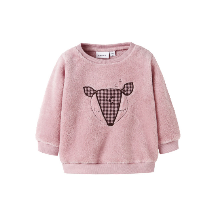 SUDADERA PELUCHE BEBE ROSA SUDADERA PELUCHE BEBE ROSA