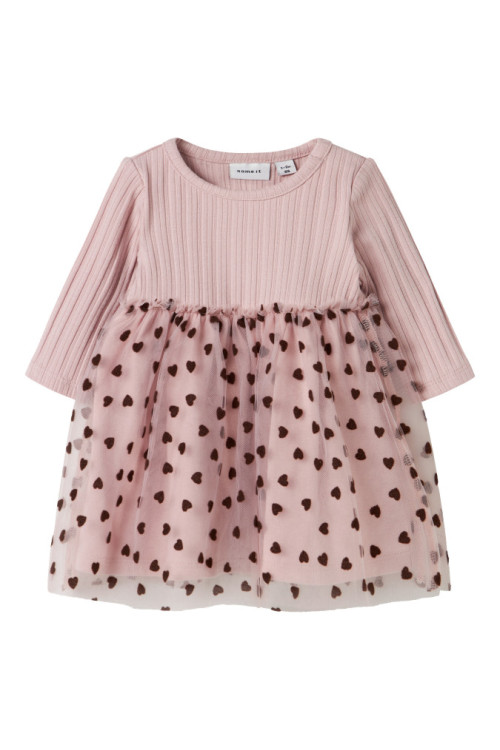 VESTIDO TUL CORAZONES PINK VESTIDO TUL CORAZONES PINK