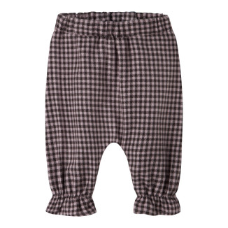 PANTALÓN BOMBACHO VICHY ROSA Y MARRÓN PANTALÓN BOMBACHO VICHY ROSA Y MARRÓN