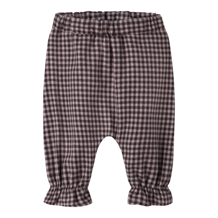 PANTALÓN BOMBACHO VICHY ROSA Y MARRÓN PANTALÓN BOMBACHO VICHY ROSA Y MARRÓN