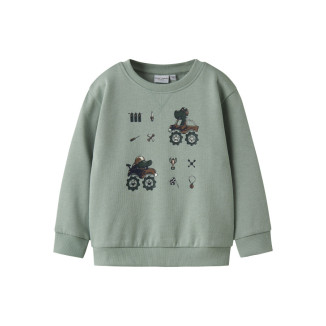 SUDADERA DINO RACIN VERDE MENTA