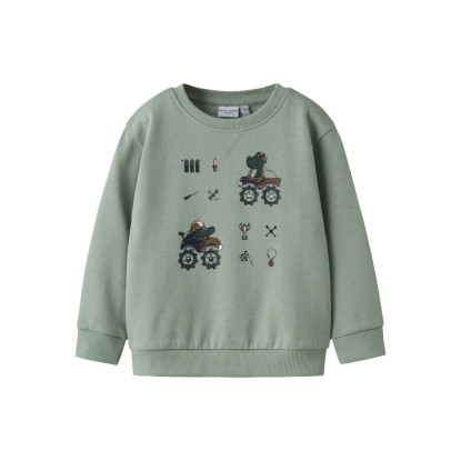 SUDADERA DINO RACIN VERDE MENTA