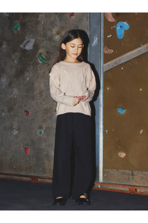 PANTALON PINZA DOBLE CINTURA NEGRO