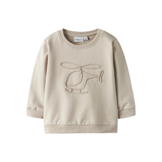 SUDADERA HELICOPTERO BEIGE