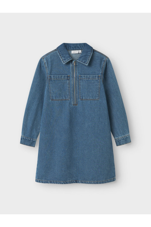 VESTIDO VAQUERO CREMALLERA  M/L