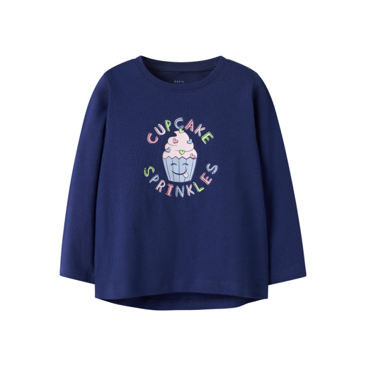 CAMISETA CUPCAKE AZUL