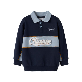 SUDADERA CHICAGO CELESTE