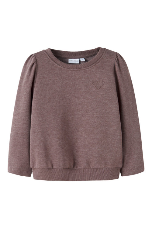 SUDADERA HEART CORAZON MARRON