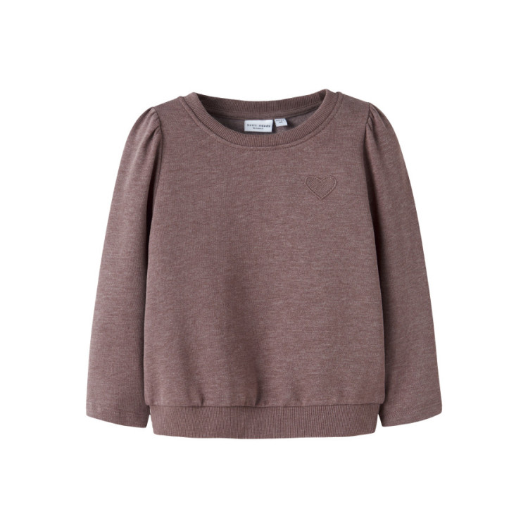 SUDADERA HEART CORAZON MARRON