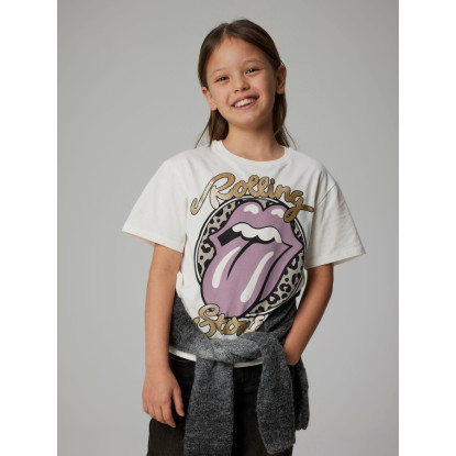 CAMISETA ROLLING STONES BLANCA