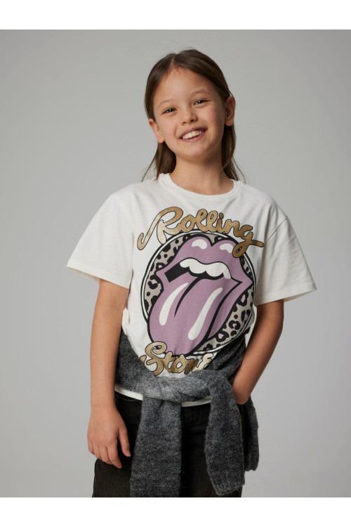 CAMISETA ROLLING STONES BLANCA