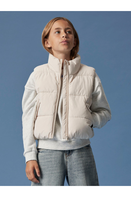 CHALECO BEIGE NIÑA