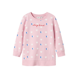 VESTIDO SUDADERA CORAZONES PINK