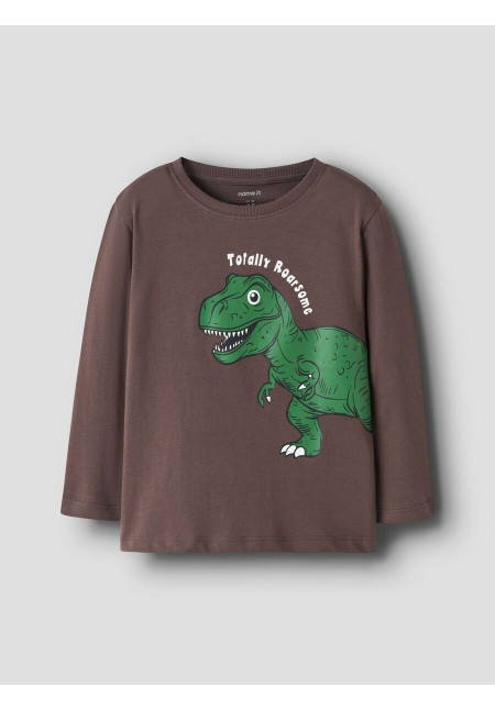 CAMISETA DINO MARRÓN