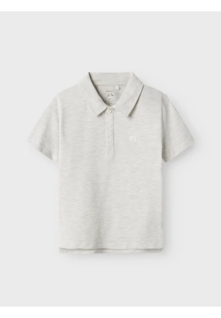 POLO TOP GREY MANGA CORTA