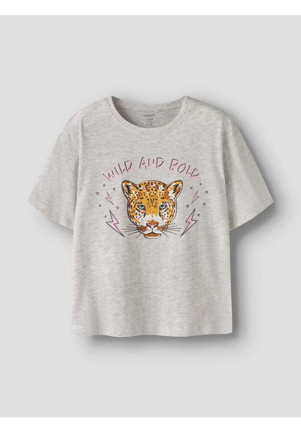 CAMISETA M/C TIGRE WILD GRIS