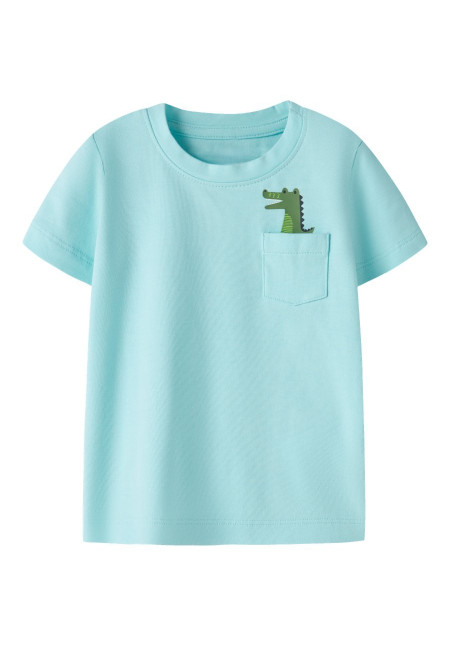 CAMISETA M/C DINO TURQUESA BABY