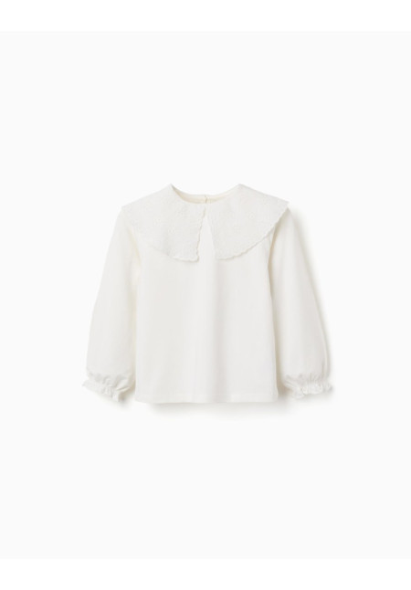 CAMISETA M/L CUELLO BORDADO INFANTIL CAMISETA M/L CUELLO BORDADO INFANTIL