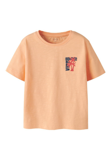CAMISETA M/C PALMERA NARANJA