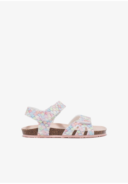 SANDALIA MULTI GLITTER CONCHAS