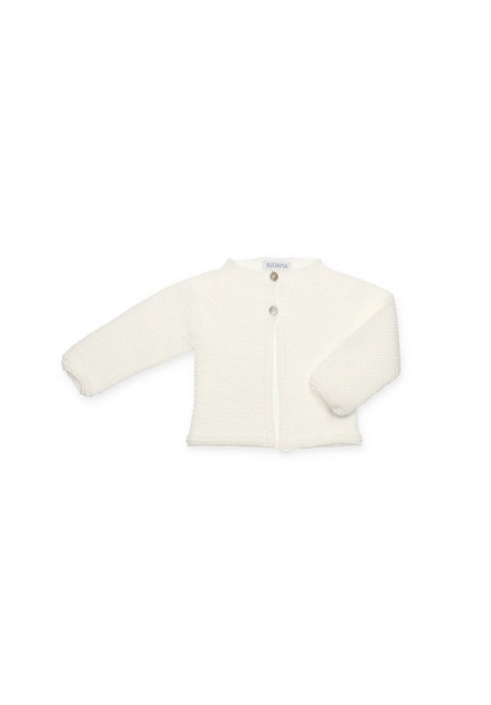 CHAQUETA LARGA RECOGIDAS CRUDO