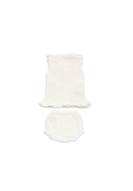 CONJUNTO BRAGA PUNTO VOLANTE CRUDO
