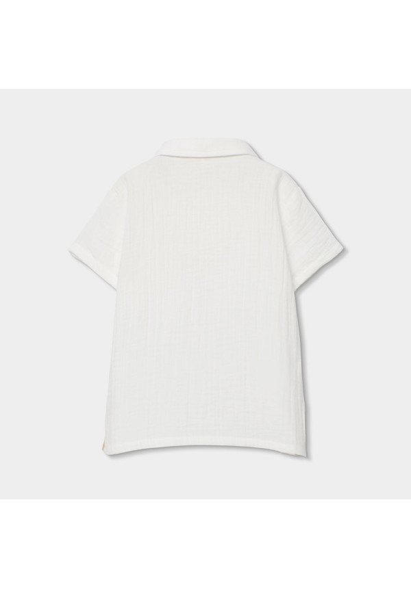 CAMISA BLANCA M/C BOBOLI