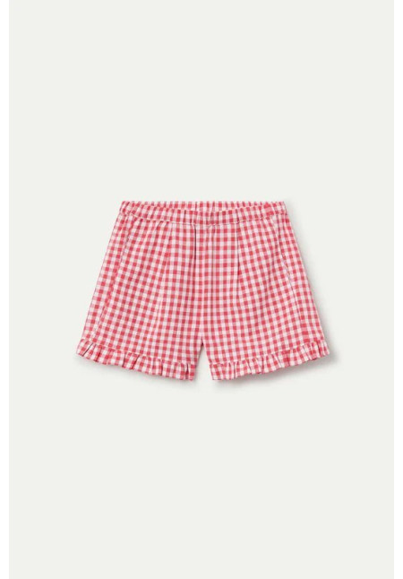 SHORT VICHY ROJO COMPAÑIA