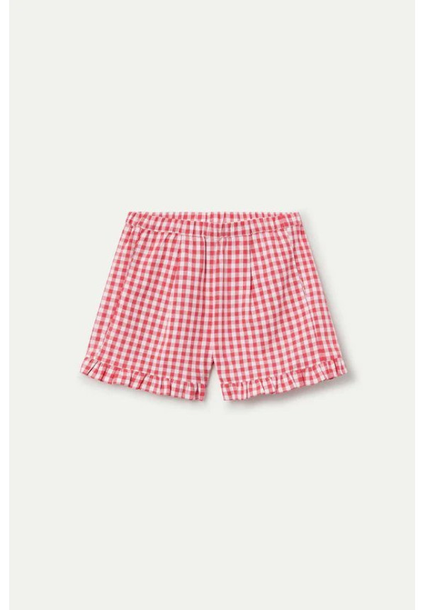 SHORT VICHY ROJO COMPAÑIA