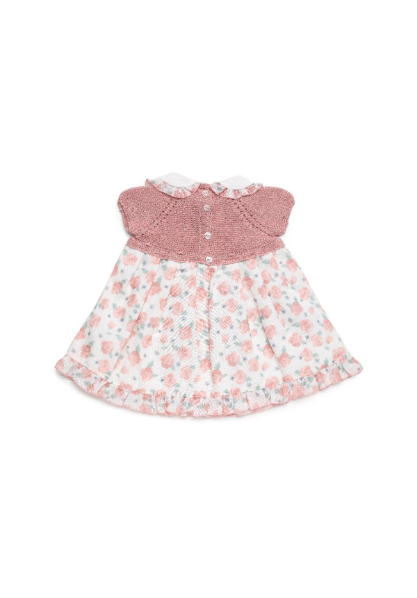 VESTIDO CUERPO PUNTO RAYAS MULTI
