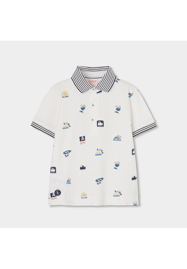 POLO BLANCO  M/C SUMMER BOBOLI