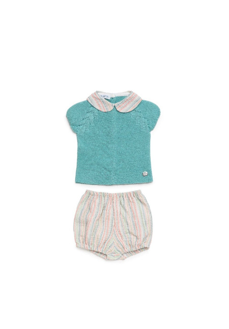 CONJUNTO PANTALON TELA YAS VERDE LAGO.