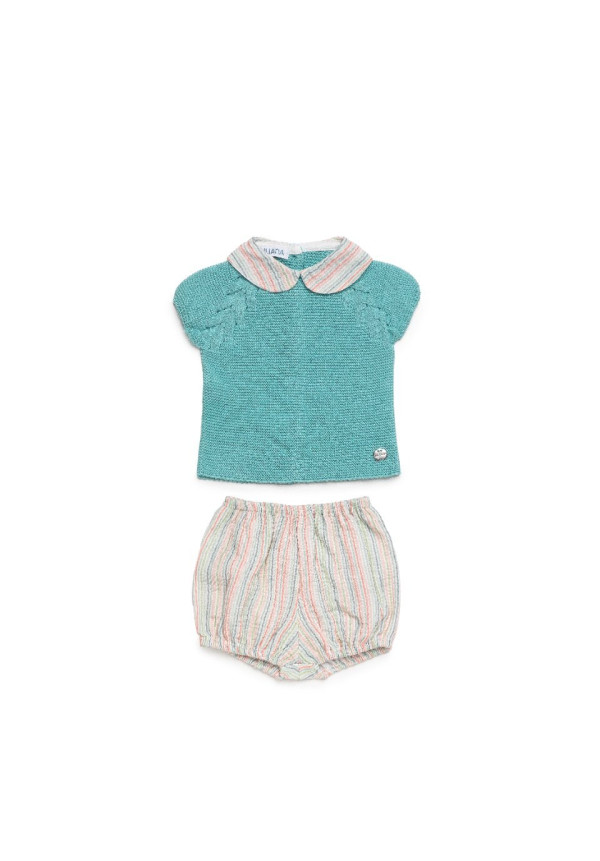 CONJUNTO PANTALON TELA YAS VERDE LAGO.
