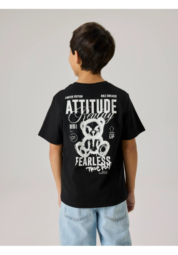 CAMISETA M/C NEGRA OSO