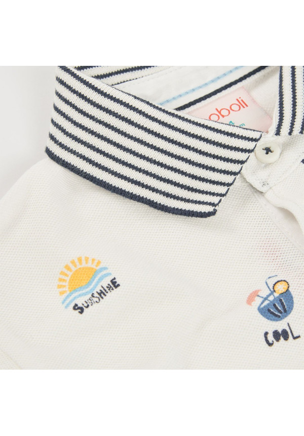 POLO BLANCO  M/C SUMMER BOBOLI