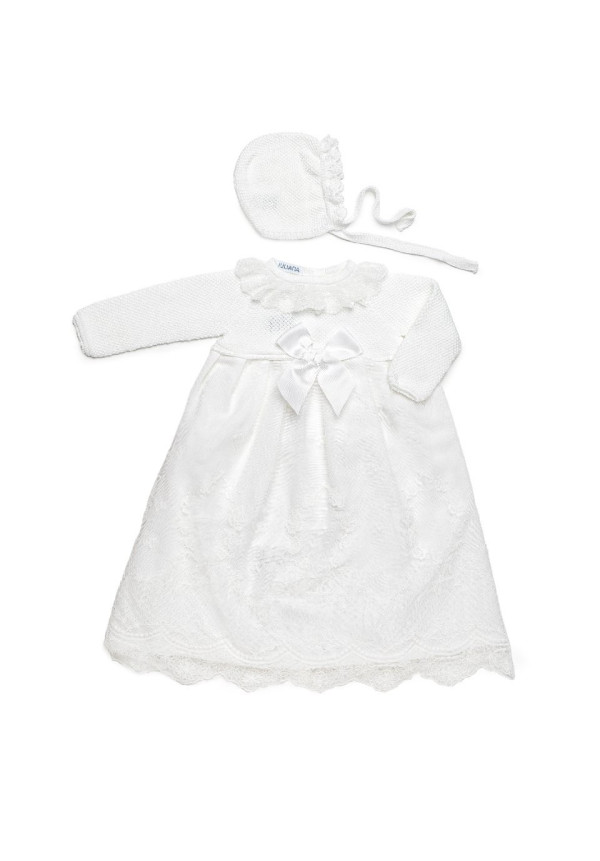 FALDON ENCAJE BLANCO JULIANA