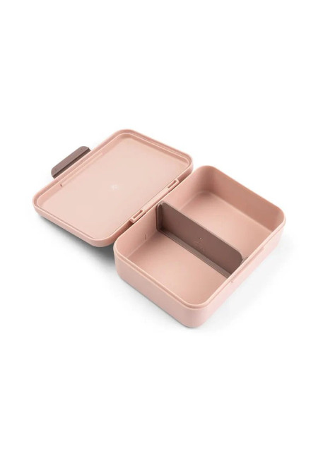 CAJA DE ALMUERZO CON SEPARADOR ROSA