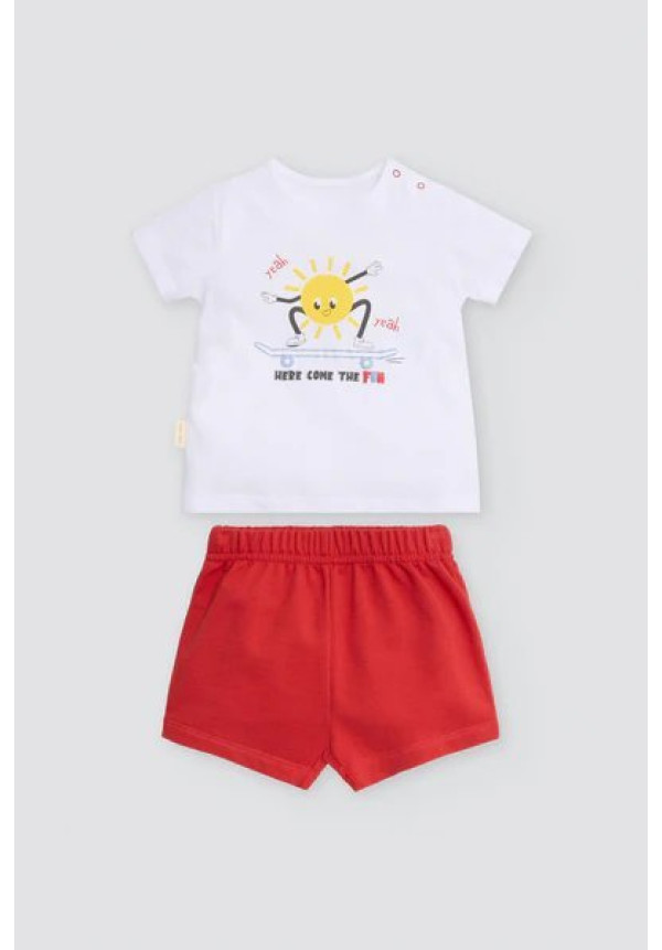 CONJUNTO PATINETE ROJO