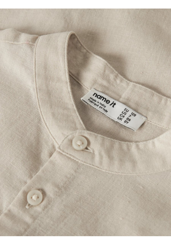CAMISA M/C LINO TOPE
