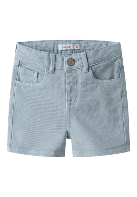 JEANS CORTO AZUL EMPOLVADO
