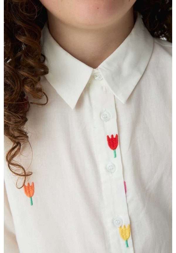 CAMISA M/L TULIPANES