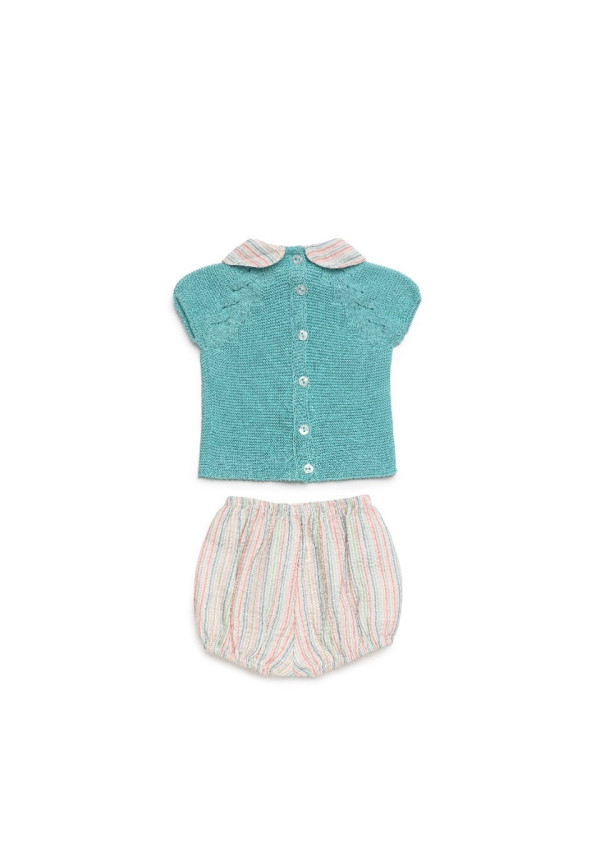 CONJUNTO PANTALON TELA YAS VERDE LAGO.
