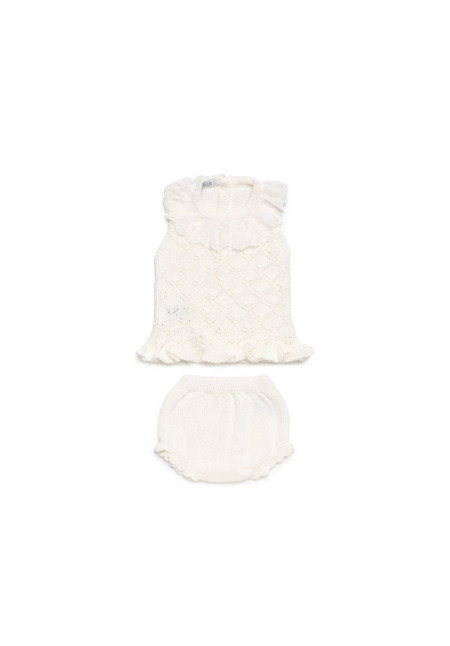 CONJUNTO BRAGA PUNTO VOLANTE CRUDO