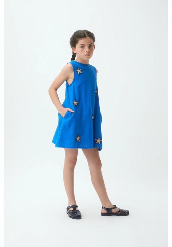 VESTIDO ESTRELLA MAR AZUL