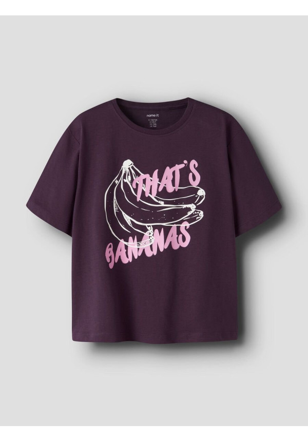CAMISETA M/C BANANA  MORADA