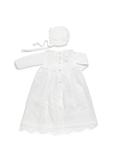 FALDON ENCAJE BLANCO JULIANA
