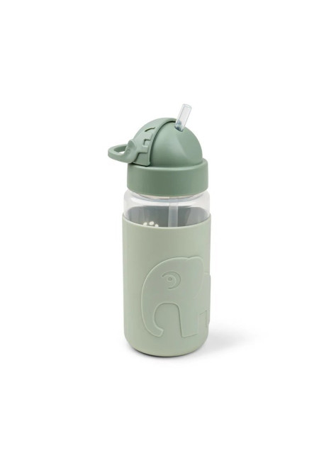 BOTELLA PAJITA ELEFANTE VERDE